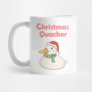 Christmas Quacker Cute Duck Mug